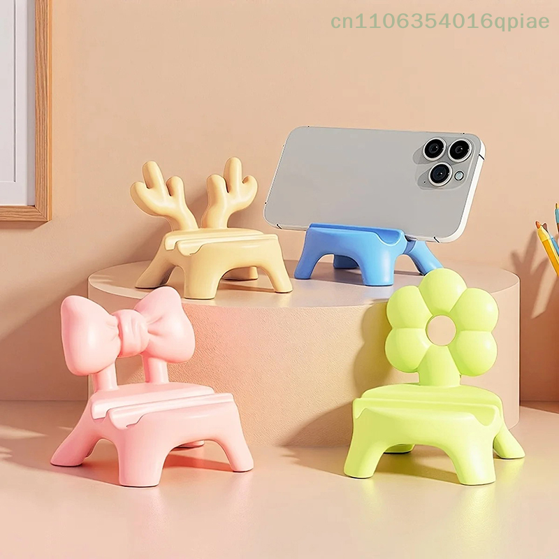 Desk Setup Decor - （Summer4）1 Pc Dopamine Color Creative Stool