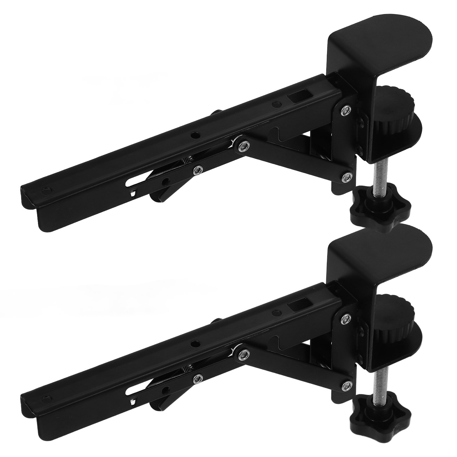 Desk Setup With Keyboard Tray - 2Pcs Ergonomic Desk Armrest Clamp Extender