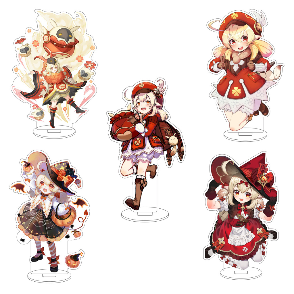 Desk Setup Decor - 16CM Anime Genshin Impact Klee Bennett
