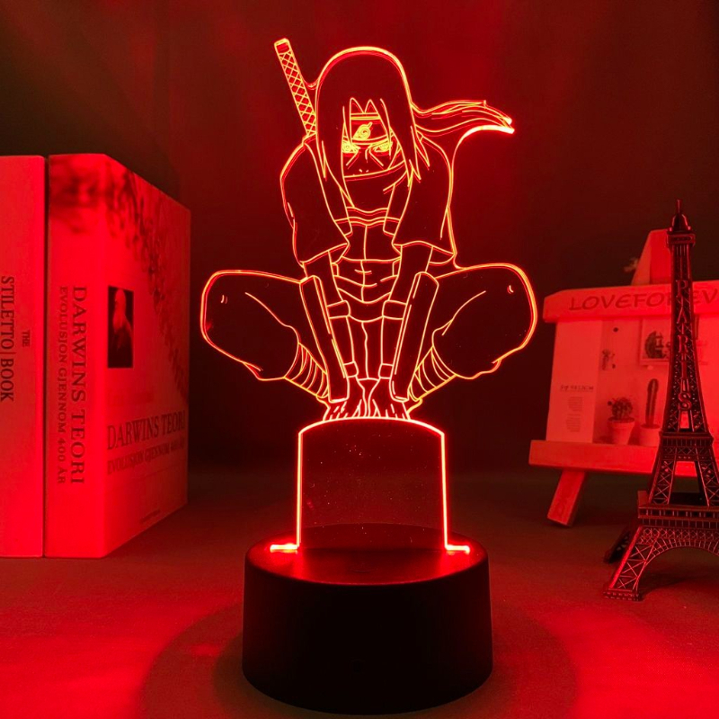 Desk Setup Lamp - NARUTO Itachi Uchiha Anime Cartoon Cute