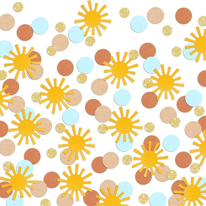 Desk Setup Girl - 100pcs Sun confetti Boy girl birthday