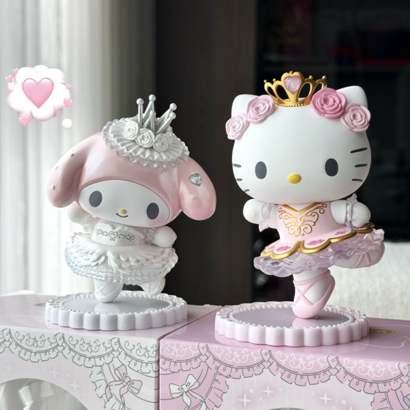 Desk Setup Girl - Sanrio Plush Pendant Hello Kitty My