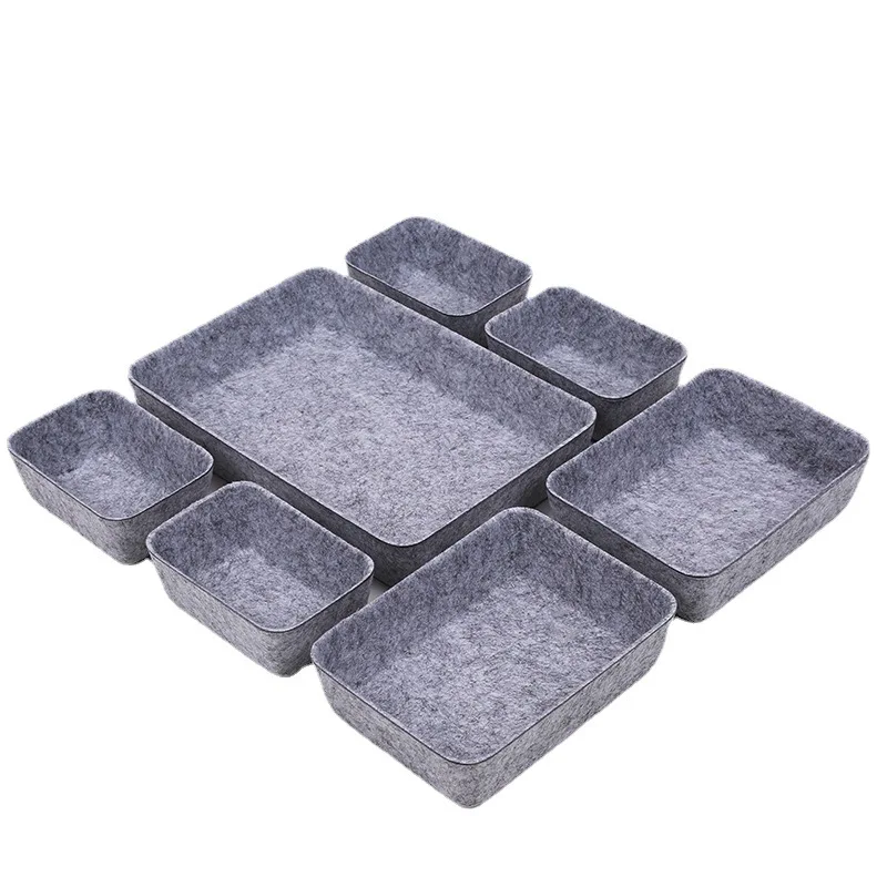 Desk Setup Organizer - Sundries Makeup Storage Box Office Stationery