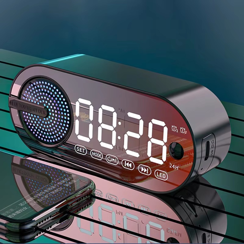 USB Charging FM Radio Alarm Cl - Desk Setup Speakers review and price