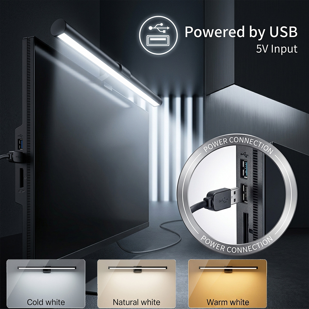 USB Powered LED Computer Scree - Desk Setup Lamp review and price