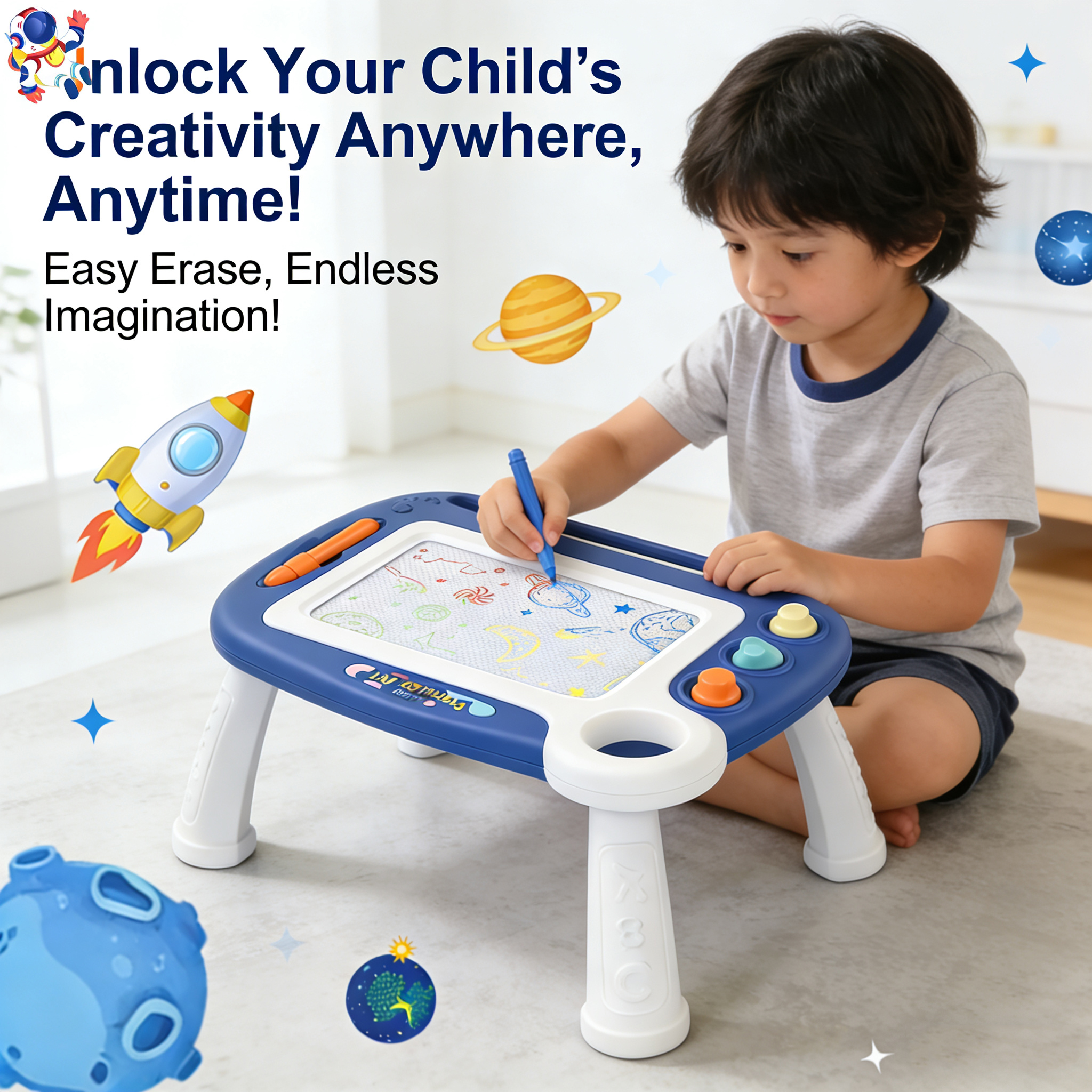 Children's Multifunctional Mag - Desk Setup Girl review and price
