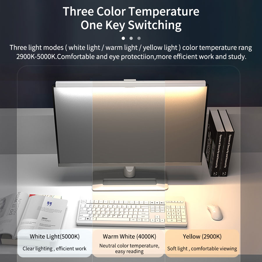 50cm Computer Monitor Light Ba - Desk Setup Room review and price