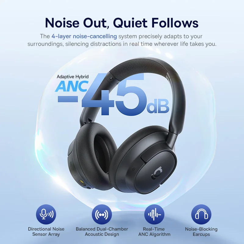 Baseus EH10 NC ANC Wireless He - Desk Hifi Setup review and price
