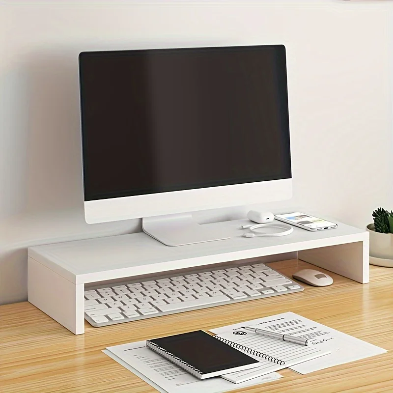 Spacious Wooden Monitor Stand  - Monitor Riser Wood review and price