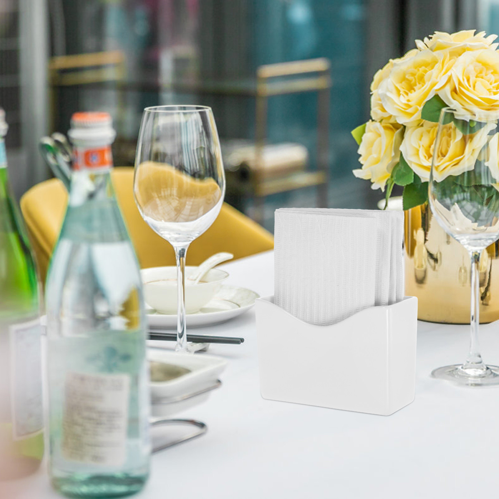 Ceramic Napkin Holder Modern S - Desk Setup Room review and price