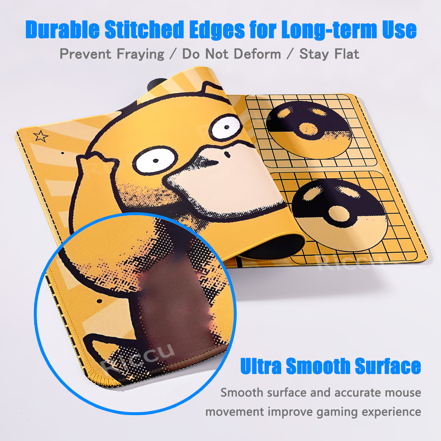 Cartoon Pokémon Mouse Pad Non- - Desk Setup Laptop And Pc review and price