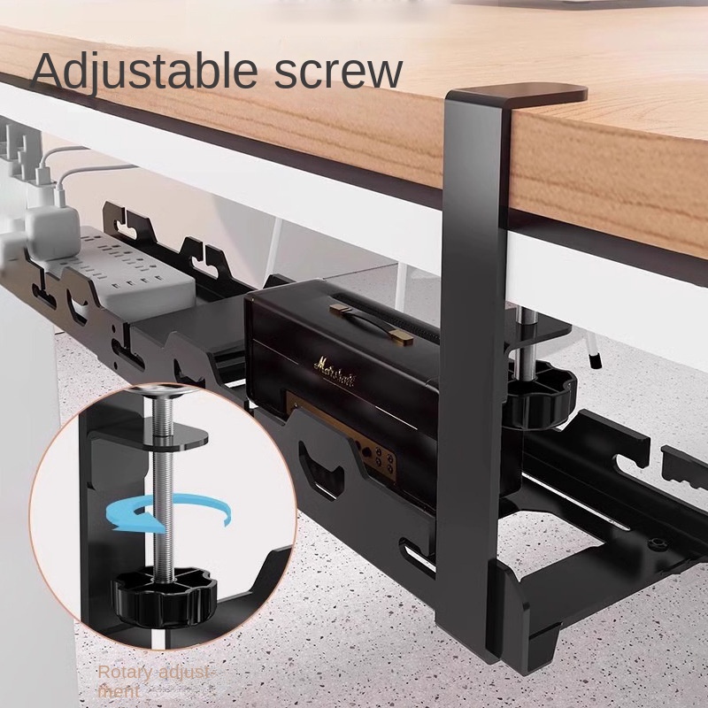 Telescopic Under Table Storage - Desk Setup Organizer review and price