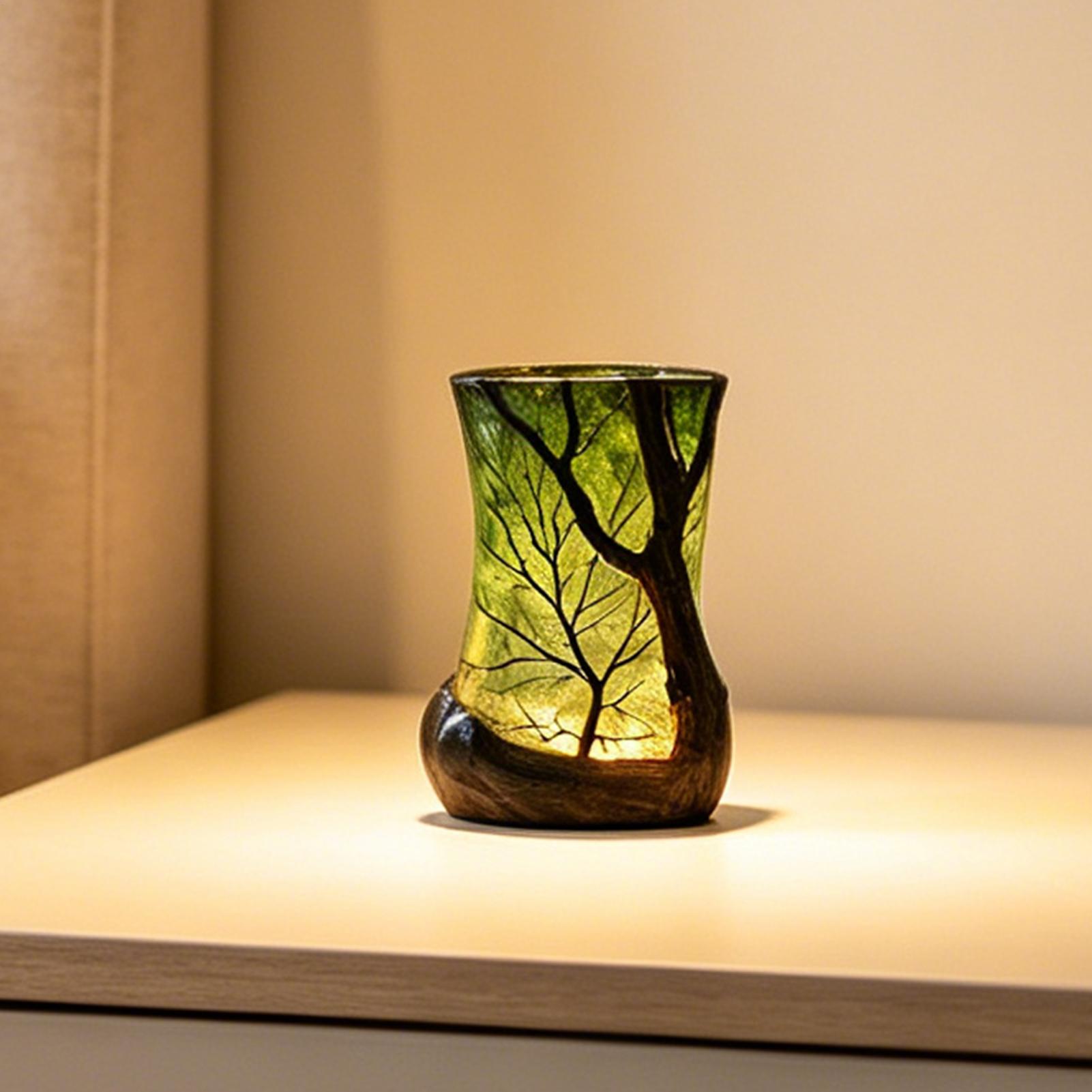 Bedside Table Lamp Forest Nigh - Desk Setup Room review and price