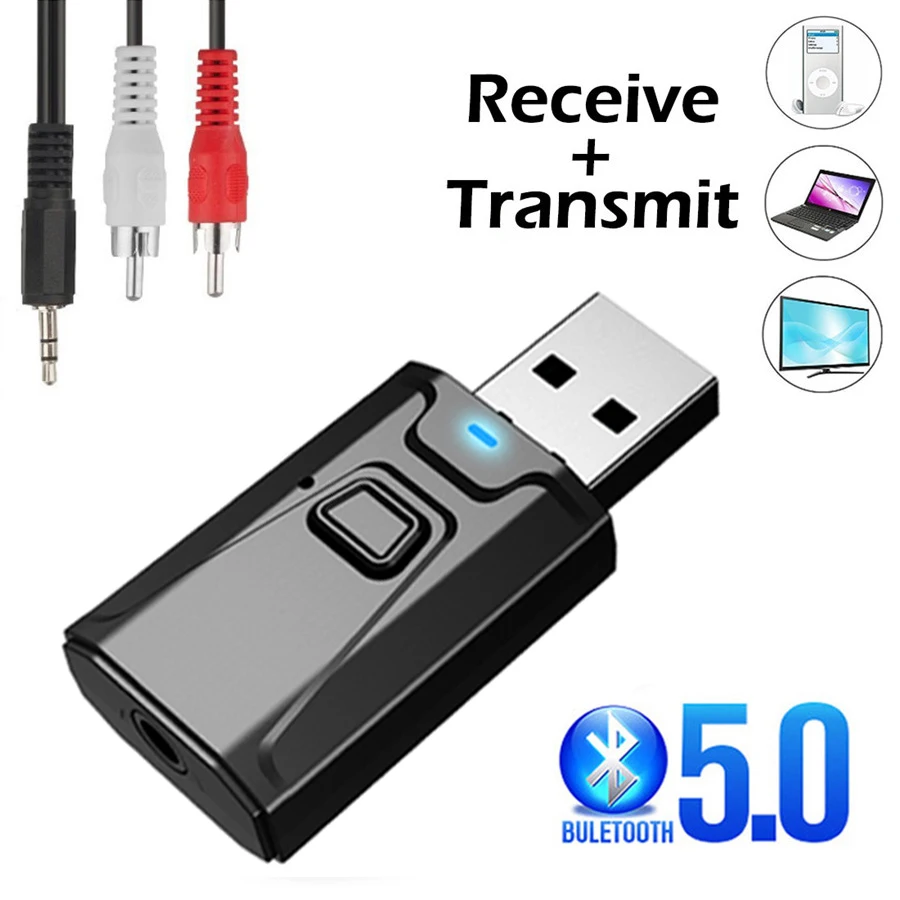 USB Bluetooth 5.0 Transmitter  - Desk Hifi Setup review and price