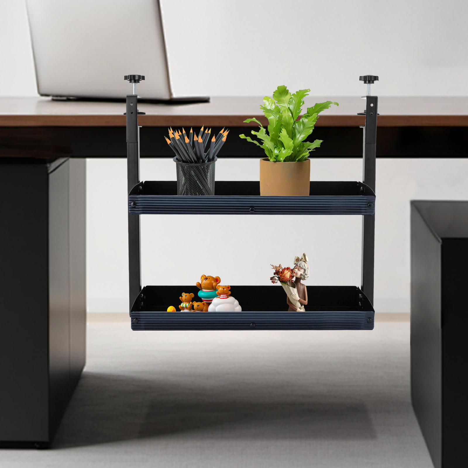 Clamp-on Desk Shelf, 2-Tier, A - Desk Setup Organizer review and price