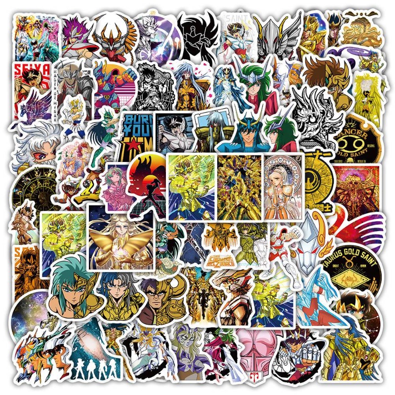 101Pcs Saint Seiya Anime Stick - Desk Setup Decor review and price