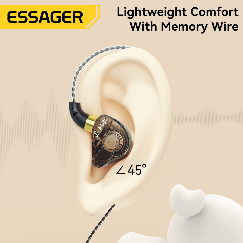 Essager 3.5mm In Ear Wired Hea - Desk Hifi Setup review and price