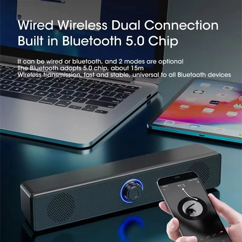 Wired Wireless Bluetooth Speak - Desk Setup Speakers review and price