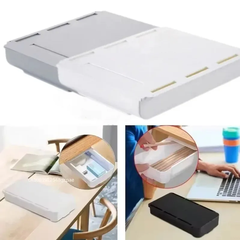 Hidden Storage Box Desk Storag - Desk Setup Organizer review and price
