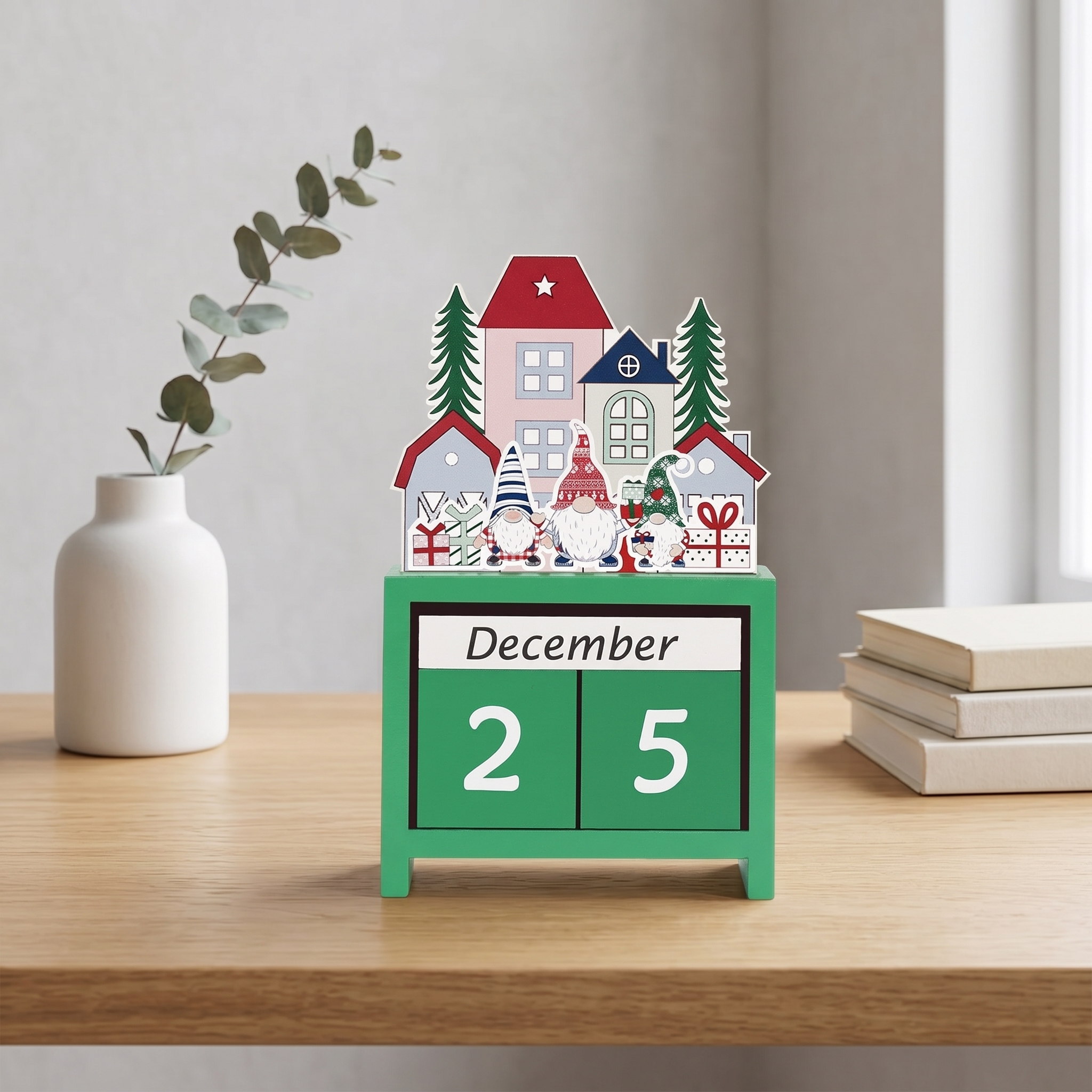 Christmas Countdown Advent Cal - Desk Setup Decor review and price