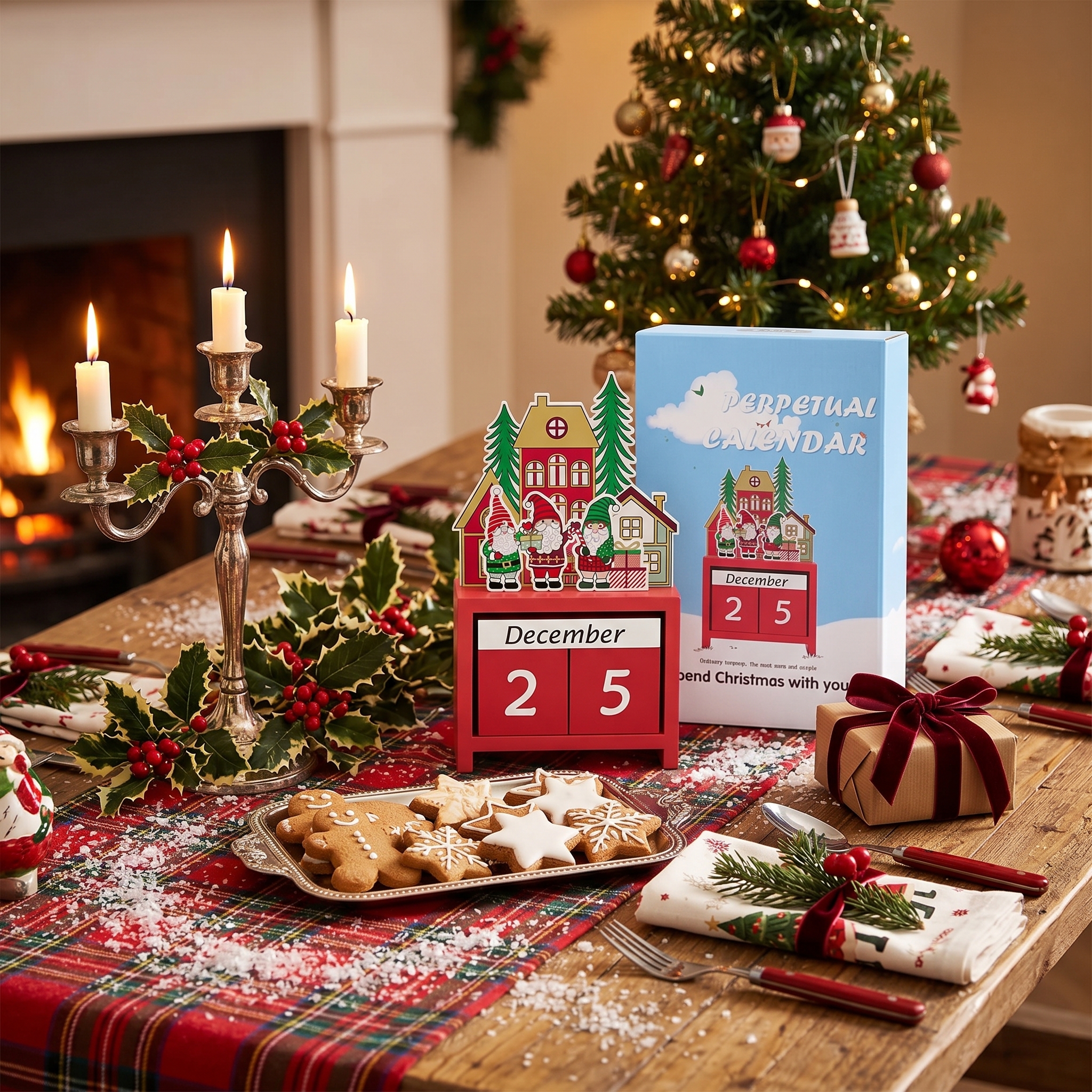 Christmas Countdown Advent Cal - Desk Setup Decor review and price