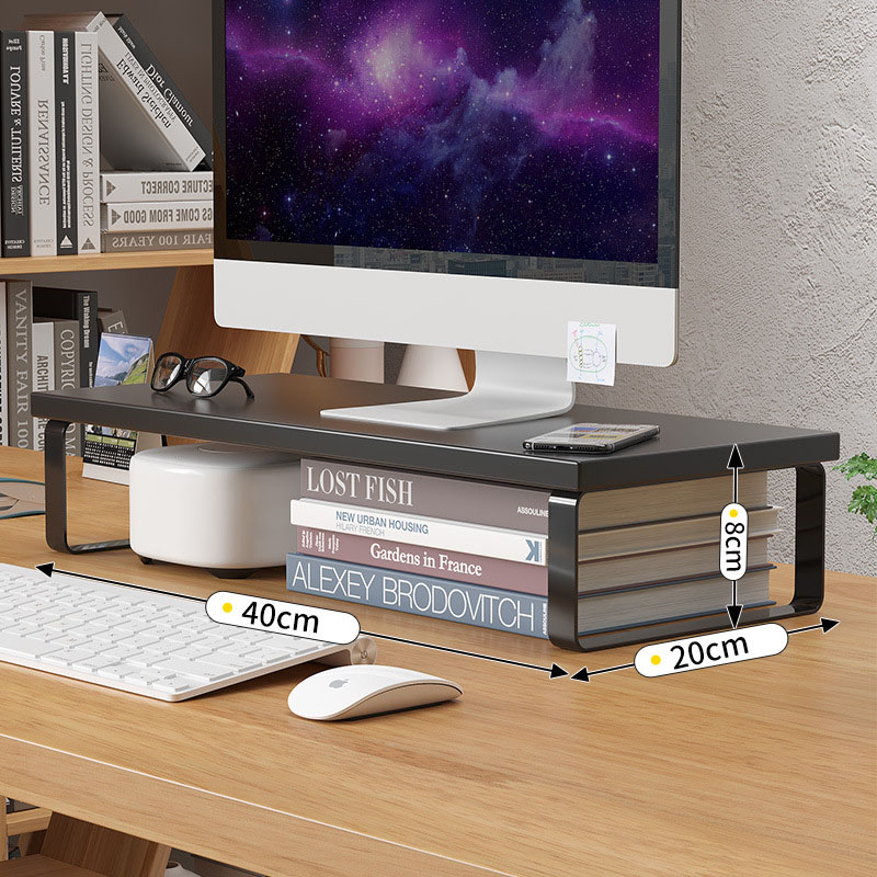 Storage Shelves Organizers Bas - Monitor Riser Wood review and price