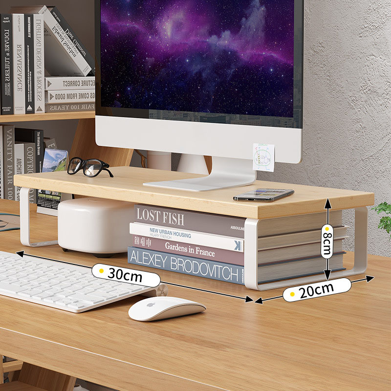 Storage Shelves Organizers Bas - Monitor Riser Wood review and price