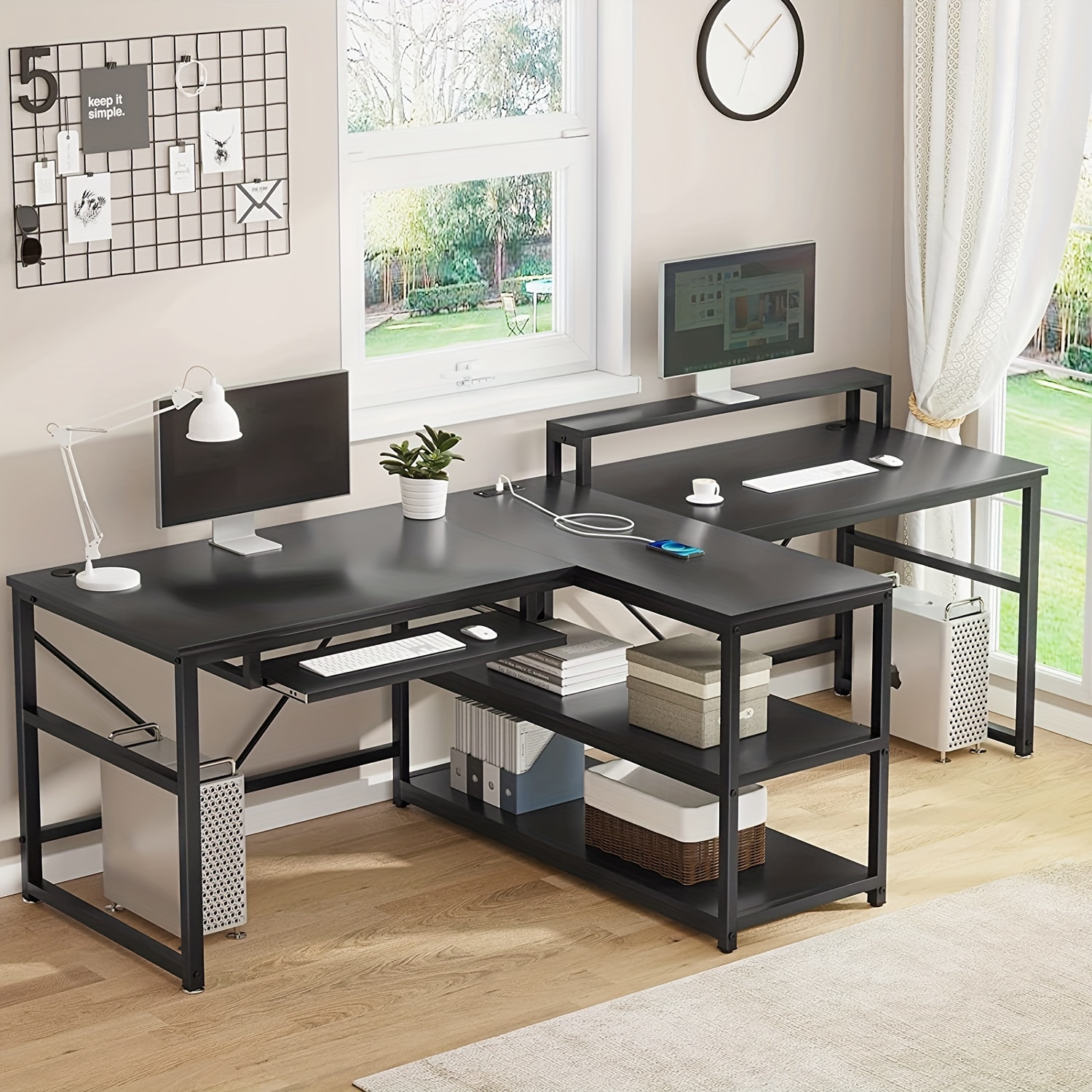 94.5-inch Dual-User Gaming Des - Desk Setup Gaming And Work review and price