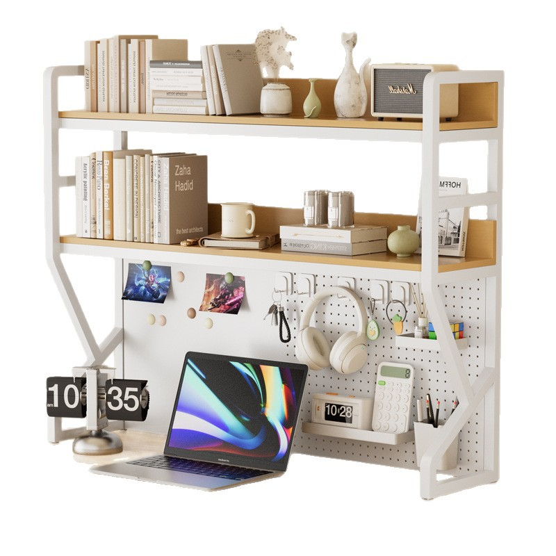 Desktop Storage Shelf with Peg - Desk Setup Organizer review and price
