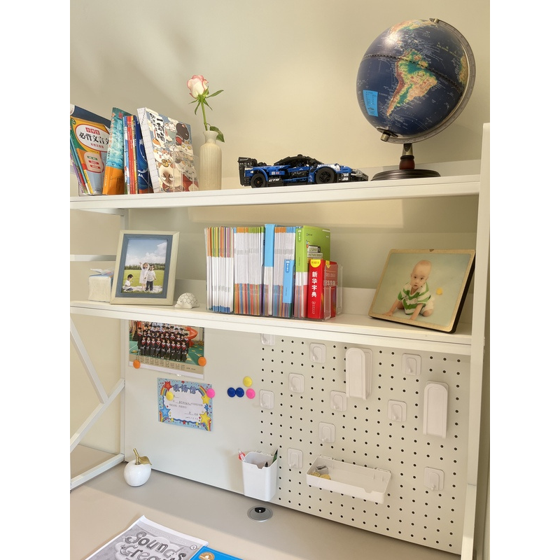 Desktop Storage Shelf with Peg - Desk Setup Organizer review and price
