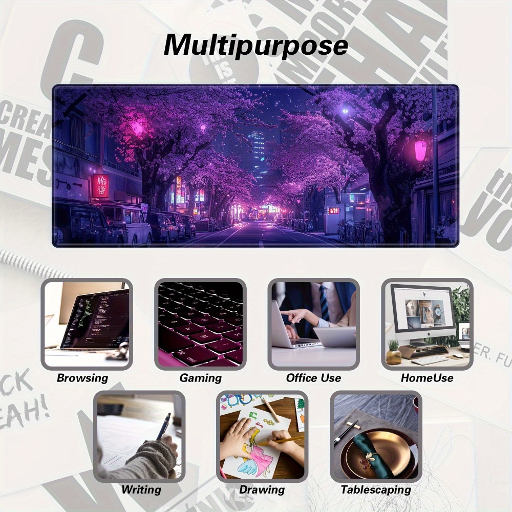 Japanese street style desk mat - Desk Setup Laptop And Pc review and price