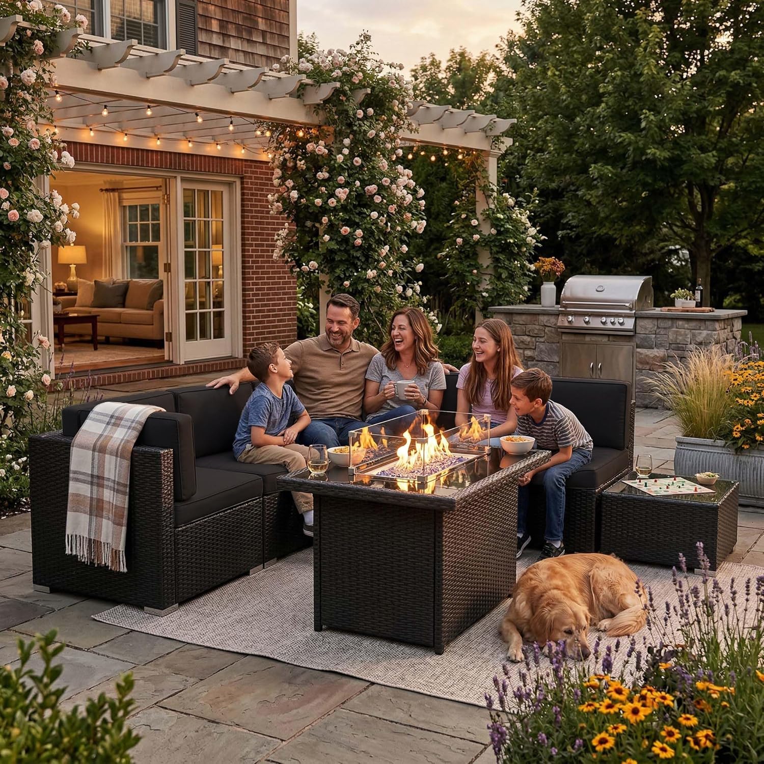 8 Pieces Patio Furniture Set w - Desk Setup Minimalist review and price