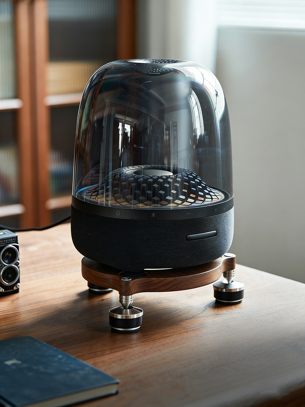 HiFi Audio Solid Wood Desktop  - Desk Setup Speakers review and price