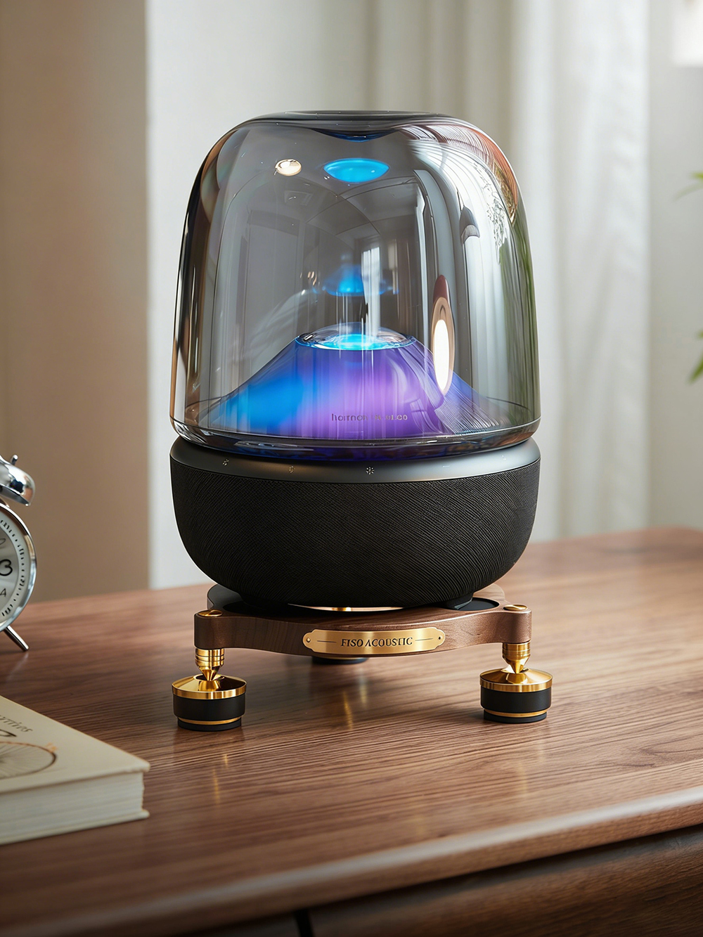 HiFi Audio Solid Wood Desktop  - Desk Setup Speakers review and price