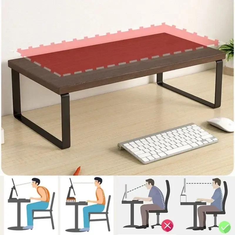 Creative Monitor Stand with St - Monitor Riser Wood review and price