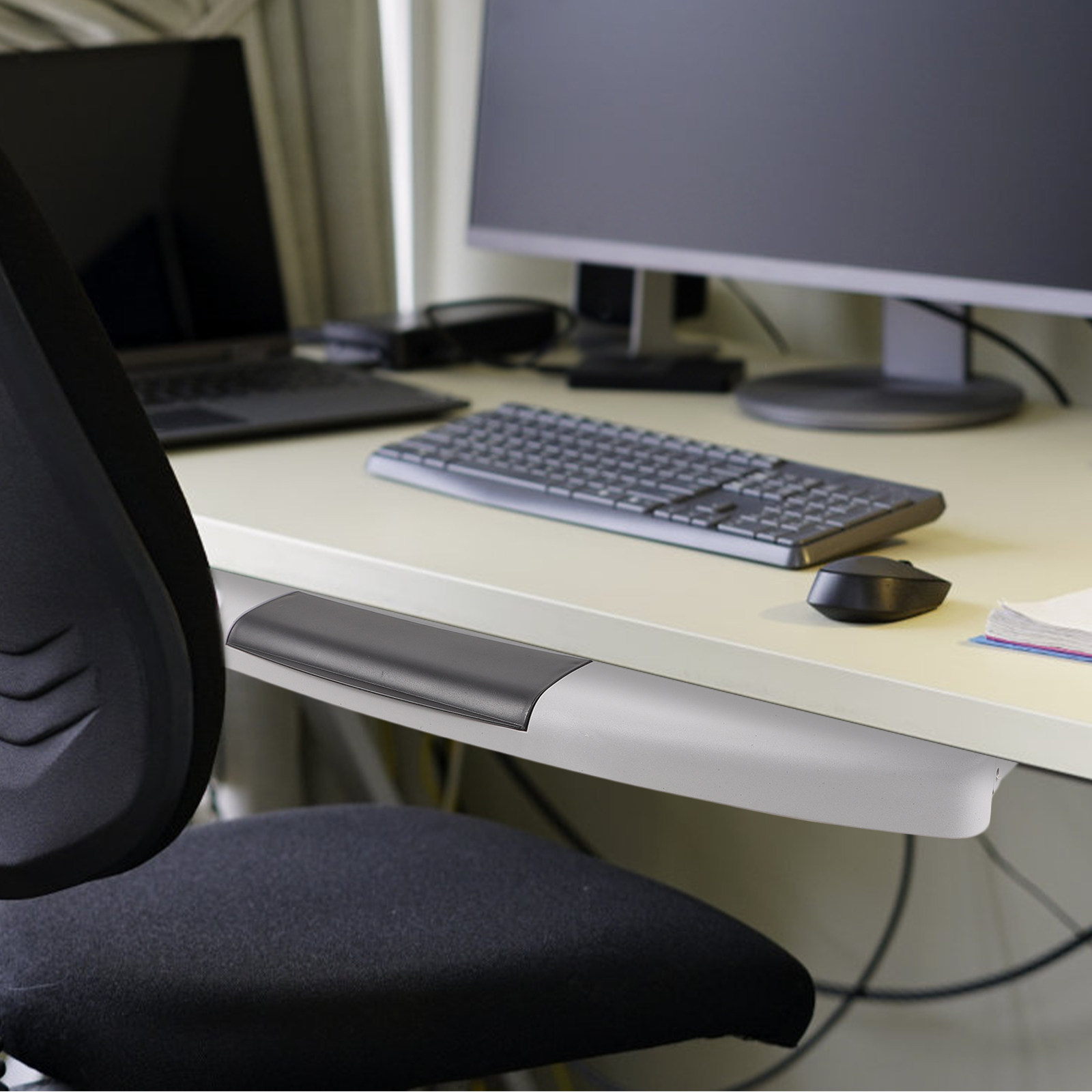 1Set Keyboard Tray Under Desk  - Desk Setup With Keyboard Tray review and price