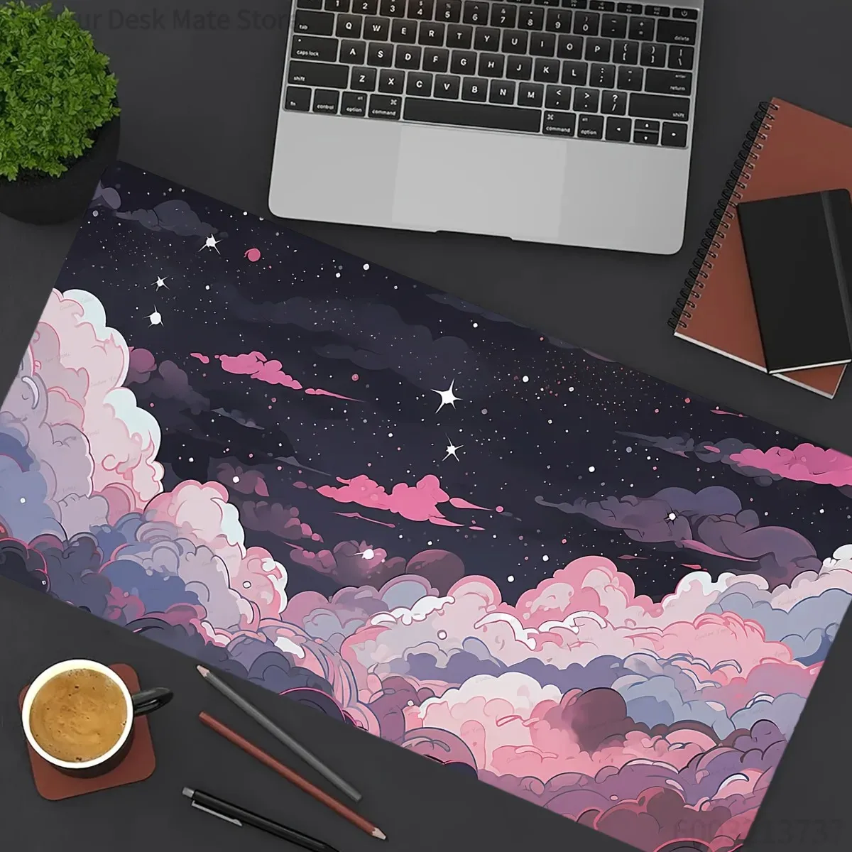 Cute Pink Purple Anime Rubber  - Desk Setup Laptop And Pc review and price