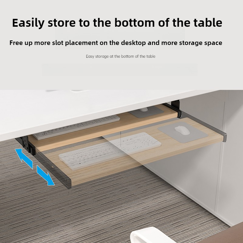 Wood Keyboard Tray Under Desk  - Desk Setup With Keyboard Tray review and price