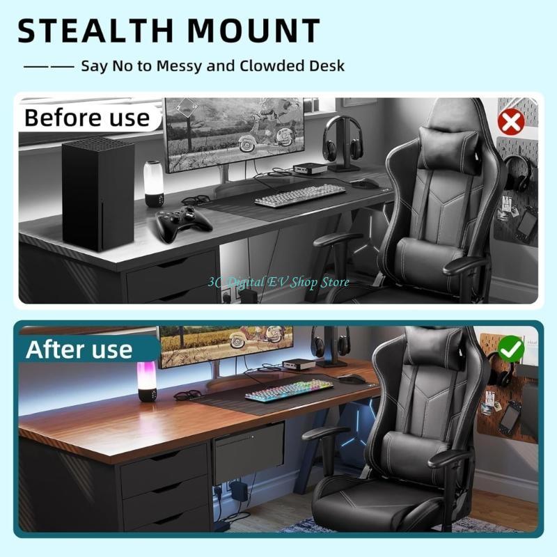 E74D Metal Under Desk Organize - Gaming Desk Setup Xbox review and price