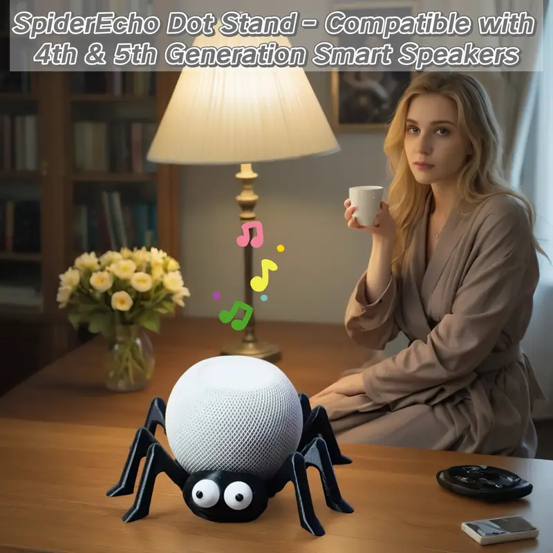 3D Printed Spider-Themed Stand - Desk Setup Speakers review and price