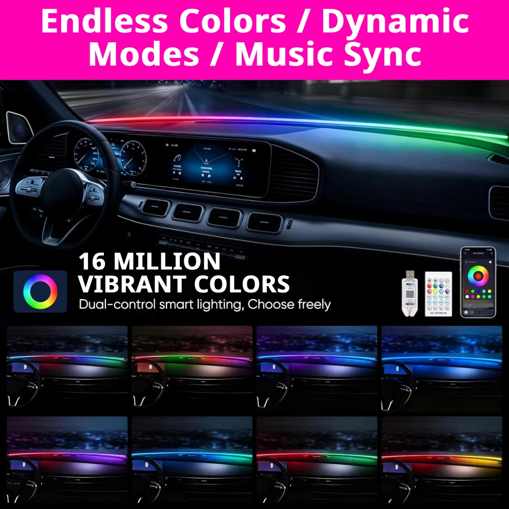 Car Windshield Ambient Light S - Ambient Light Bar Usb review and price