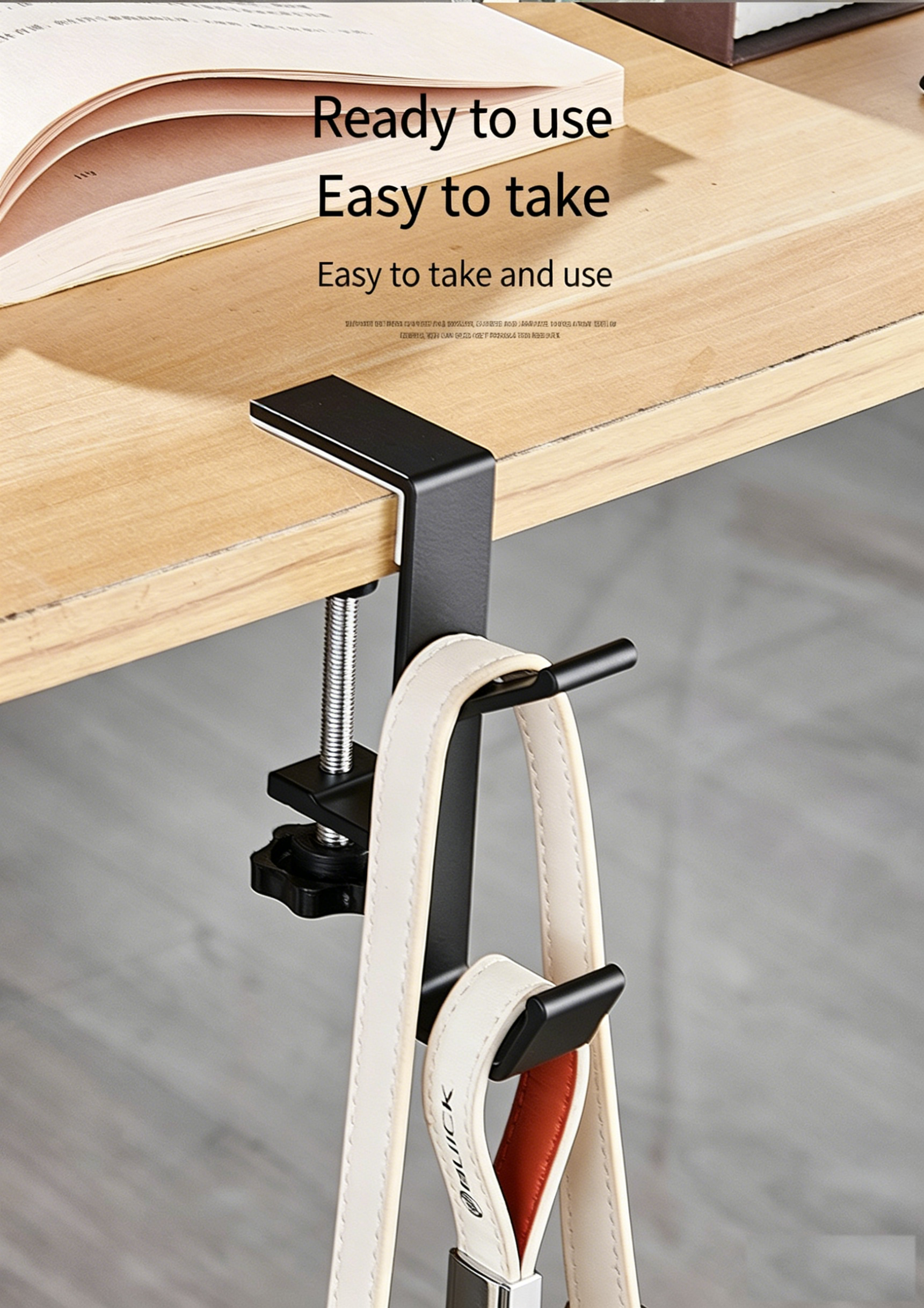 5-Shaped Portable Desk Hook |  - Desk Setup Organizer review and price