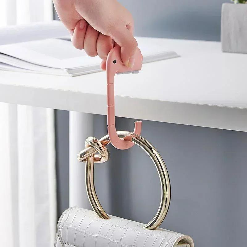 Portable Bag Hook Hanger Cute  - Desk Setup Organizer review and price