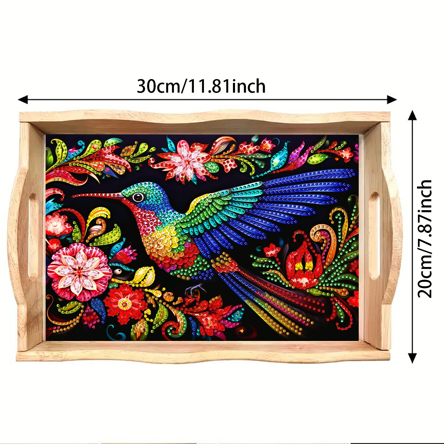 A DIY diamond painting square  - Desk Setup Organizer review and price