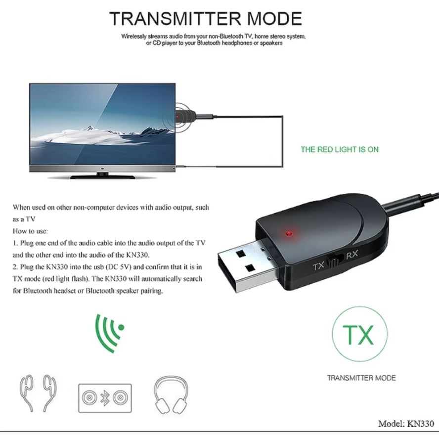 KN330 3 in 1 Bluetooth 5.0 Tra - Desk Hifi Setup review and price