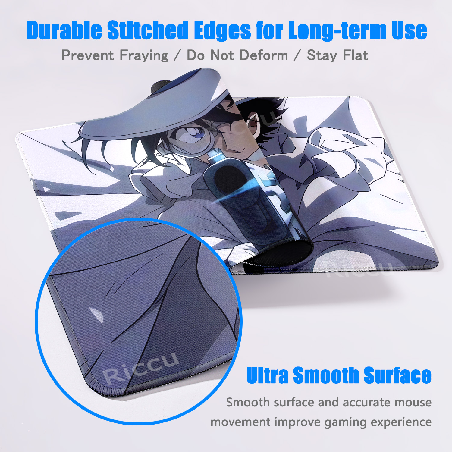 Anime D-Detective Conan Mouse  - Desk Setup Laptop And Pc review and price