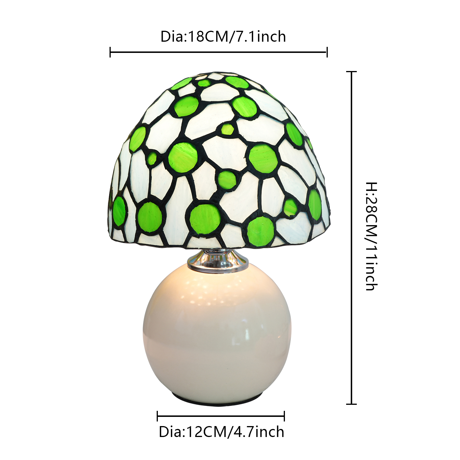 Creative glass Mushroom Style  - Desk Setup Minimalist review and price