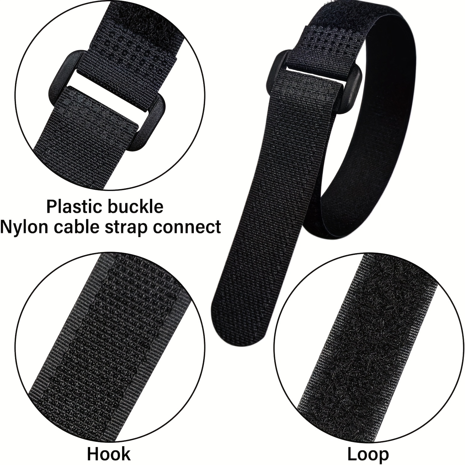 Velcros Straps Reusable Organi - Desk Setup Laptop And Pc review and price