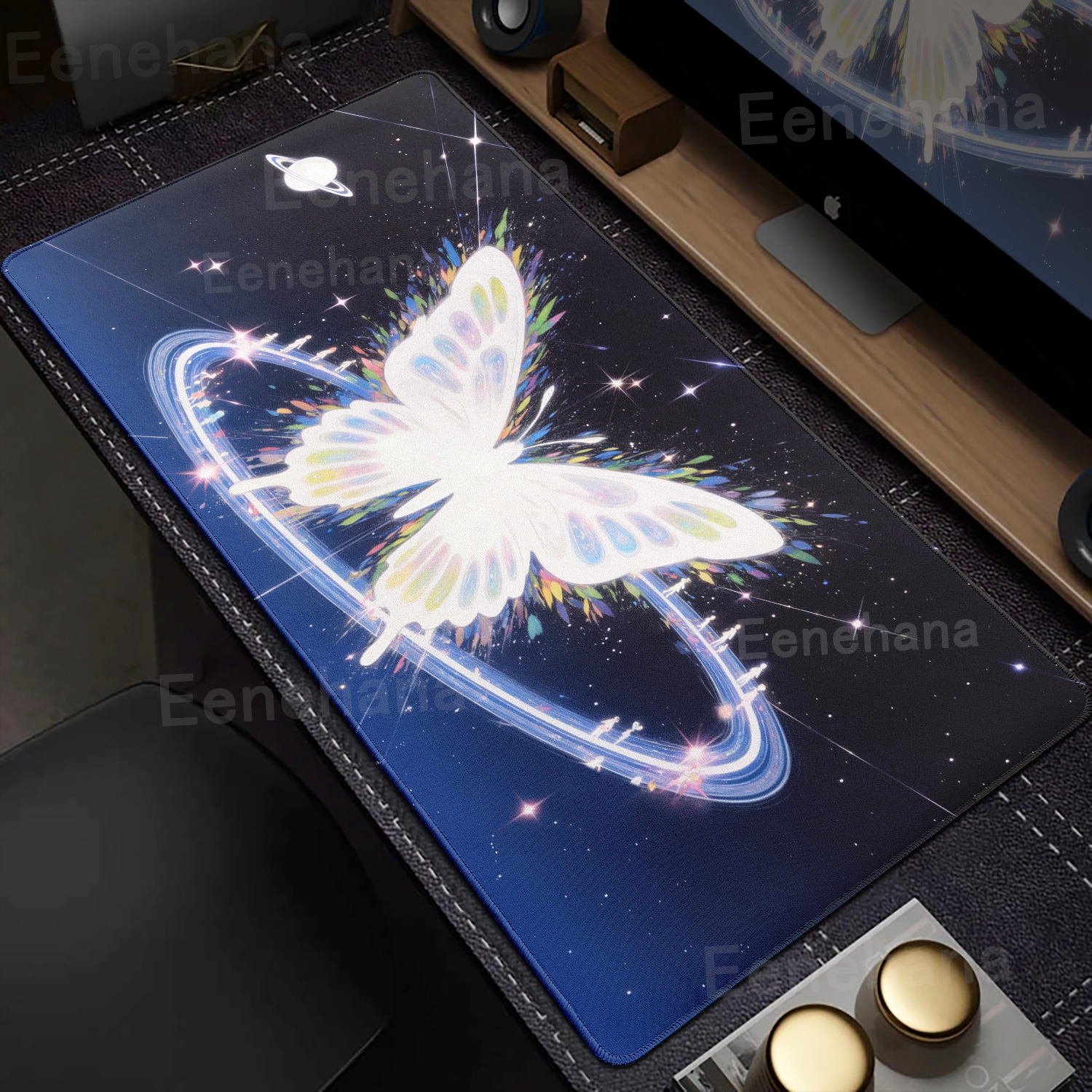 Butterfly Flower Mouse Pad Key - Desk Setup Laptop And Pc review and price