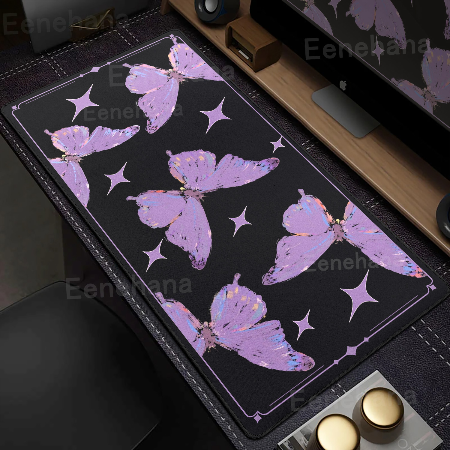 Butterfly Flower Mouse Pad Key - Desk Setup Laptop And Pc review and price